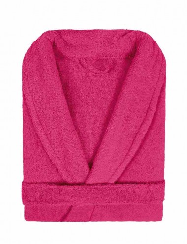 Albornoz  Lea color fucsia. Algodón 100% 450 gr/m2