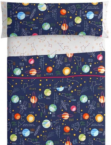 Juego de sábanas 3 piezas Burrito blanco Planet