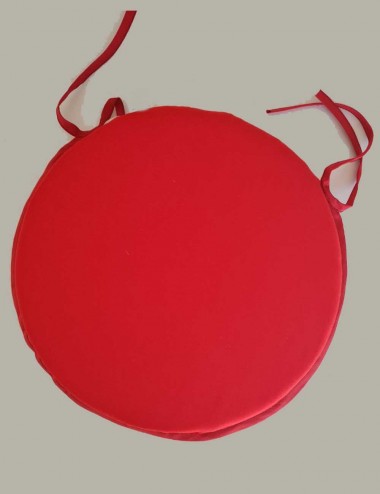 Galleta silla Cuadro Vichy rojo reverso