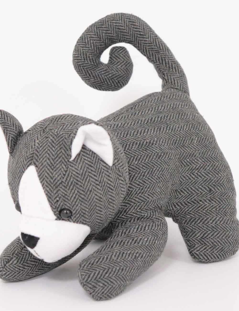 Sujetapuertas Gatito Gris