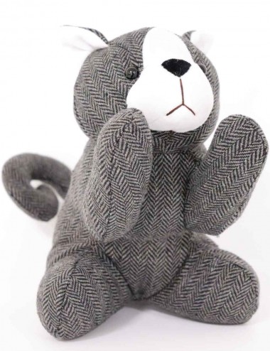 Sujetapuertas Gatito Gris