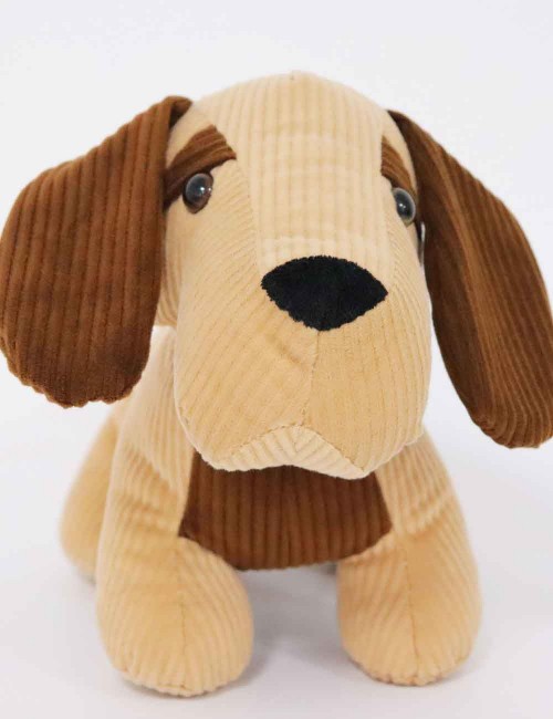 Sujeta puertas perrito marrón
