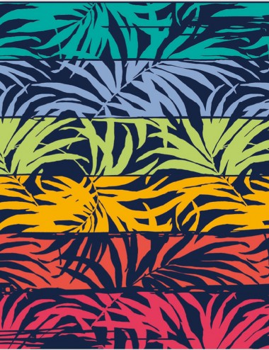Toalla de playa doble Jacquard Areca