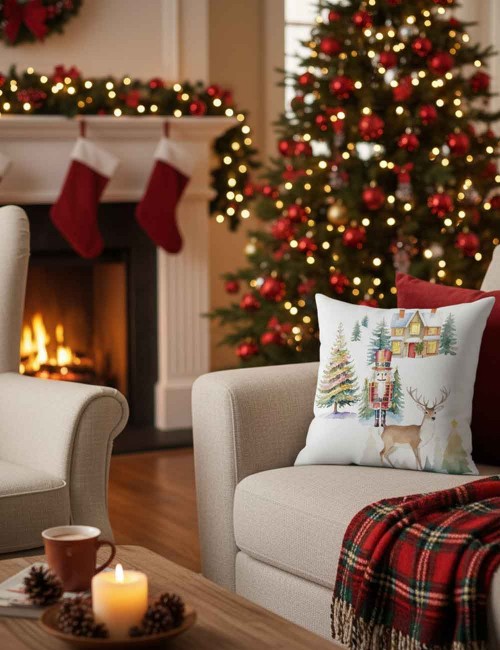 Funda Cojin Navidad Noci